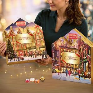 Ferrero Prestige - Calendario Avvento 2023, 25 Specialità Assortite Ferrero Rocher, Ferrero Küsschen e Mon Chéri, Idea Regalo Natale, Confezione da 250 gr