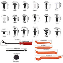 Carica l&#39;immagine nel visualizzatore di Gallery, Rivetti in Plastica per Auto, Bst4Udirect 446PCS Clip In Nylon Nero...