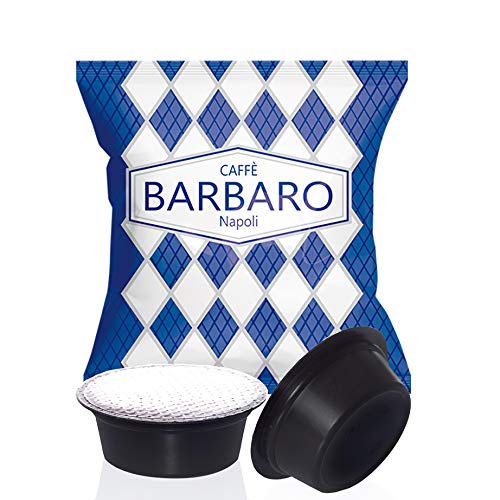 100 CAPSULE CAFFE' BARBARO COMPATIBILI A MODO MIO MISCELA CREMOSO - Ilgrandebazar