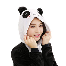 Carica l&#39;immagine nel visualizzatore di Gallery, Mescara Pigiama Panda Cosplay Intero Unisex XL per alto 178-188 cm, Nero - Ilgrandebazar