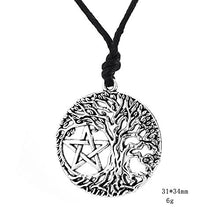 Carica l'immagine nel visualizzatore di Gallery, Skyrim Wicca Vintage Albero della Vita pentacolo Pentagram Portogallo...