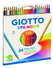 Carica l'immagine nel visualizzatore di Gallery, Giotto Stilnovo pastelli colorati  in astuccio 24 colori