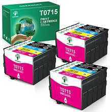 Carica l&#39;immagine nel visualizzatore di Gallery, GREENSKY T0715 Multipack Cartucce D&#39;Inchiostro Compatibili per Epson T0715 Multipack T0711 T0712 T0713 T0714 Sostituzione per Epson SX110 SX218 SX210 SX200 SX215 SX400 DX4400 DX8400 BX300F(15 Pack)