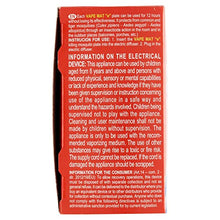 Carica l&#39;immagine nel visualizzatore di Gallery, Vape Diffusore Elettrico Con Filo Contro Zanzare comuni e tigre, Durata 12 Ore, Con 10 Piastrine incluse - 180 Gr