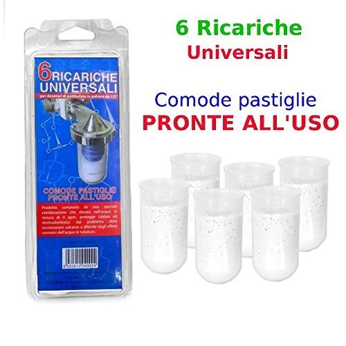 Ricariche polifosfati Universali 6X per dosatori di POLIFOSFATO in polvere... - Ilgrandebazar