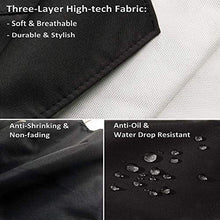 Carica l&#39;immagine nel visualizzatore di Gallery, Viedouce 2 Pezzi Grembiule da Cucina Chef,Grembiule Ristorante BBQ Nero