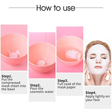 Carica l&#39;immagine nel visualizzatore di Gallery, Compresse per maschera facciale naturale fai da te in cotone, con ciotola,...