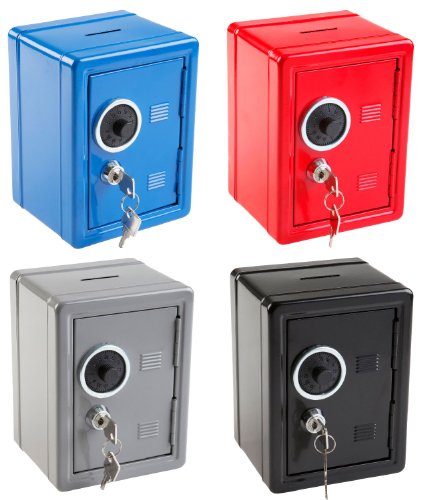 Cassaforte Bambini Idena - Salvadanaio Con Serratura A Chiave, 12x10x16 Cm - Foto 12