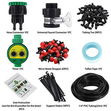 Carica l&#39;immagine nel visualizzatore di Gallery, king do way 25M Kit per Irrigazione a Goccia con Timer Regolabile, Sistema...