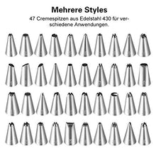 Carica l&#39;immagine nel visualizzatore di Gallery, Uarter Beccucci Sac a Poche Professionali, Set di 90 Decorazione Torte, 90pcs - Ilgrandebazar