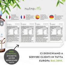 Carica l&#39;immagine nel visualizzatore di Gallery, Calcio Magnesio Zinco e Vitamina D3 – 365 Compresse Vegetariane – Integratore di Calcio ad Alto Dosaggio – Fornitura per 6 Mesi di Integratore per le Ossa– Prodotto nel Regno Unito da Nutravita