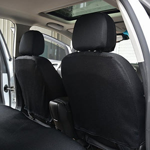 WOLTU AS7304 Set Completo di Coprisedili per Auto Macchina Seat Rosa-Nero