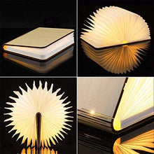 Carica l&#39;immagine nel visualizzatore di Gallery, tronisky Mini Lampada Libro, USB Ricaricabile Pieghevole in Bianca Calda - Ilgrandebazar