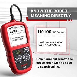 Autel Autolink AL319 - Lettore Codici OBD II/EOBD, Strumento di diagnosi - Ilgrandebazar