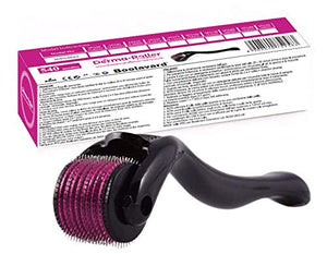 Derma Roller Boolavard® TM + custodia da viaggio GRATIS - Dermaroller 0.5 mm - Ilgrandebazar