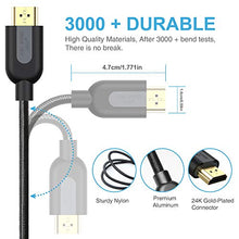 Carica l'immagine nel visualizzatore di Gallery, TECKNET Cavo HDMI 2.0 da 2 m, in Nylon Intrecciato ad Alta... - Ilgrandebazar