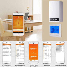 Carica l&#39;immagine nel visualizzatore di Gallery, Beok Termostato Wifi, Confezione da 1 pz, Blue Backlight