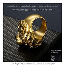 Carica l&#39;immagine nel visualizzatore di Gallery, BOBIJOO JEWELRY - Grande e Pesante Anello Uomo di Leone Testa... - Ilgrandebazar