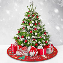 Carica l'immagine nel visualizzatore di Gallery, RUNMKUO Gonna per Albero di Natale,36 inches / 90 cm Decorazioni Natalizie, Tappeto Albero di Natale Gonna Base Tappetino Copertura per Decorazione Capodanno Casa Festa Forniture