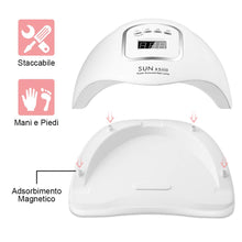 Carica l&#39;immagine nel visualizzatore di Gallery, MOULEI 150W Lampada Unghie LED UV Professionale per Manicure/Pedicure,... - Ilgrandebazar