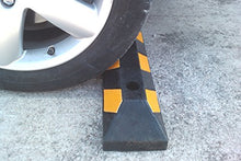 Carica l&#39;immagine nel visualizzatore di Gallery, SNS SAFETY LTD Fermaruota in Gomma, per Parcheggi e Garages, Nero e Giallo,... - Ilgrandebazar