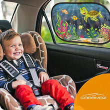Carica l'immagine nel visualizzatore di Gallery, Tendine parasole auto bambini nere 51 x 31 cm (Confezione da 2), 1_tartaruga