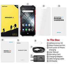 Carica l&#39;immagine nel visualizzatore di Gallery, Rugged Smartphone 2019, Ulefone Armor X3 Telefono IP68 Android 9.0, Rosso