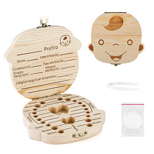 Denti Box per Bambini Scatola Dentini(Versione Italiana), Aitsite Bambino - Ilgrandebazar