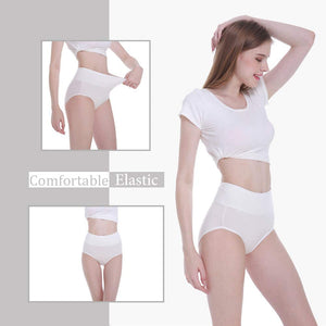 FALARY Mutande Vita Alta Donna in Cotone, Pacco da 5