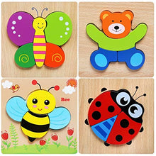 Carica l'immagine nel visualizzatore di Gallery, Afufu Puzzle in Legno, Giochi Bambini 1 2 3 4 Anni, Animali Da Fattoria