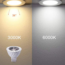 Carica l&#39;immagine nel visualizzatore di Gallery, Yafido Lampadine GU5.3 MR16 LED 12V Faretti Luce Bianco Caldo 7W - Ilgrandebazar