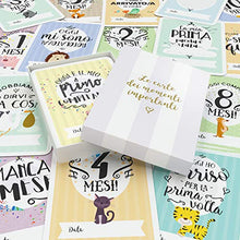 Carica l&#39;immagine nel visualizzatore di Gallery, Le carte segna tappe del tuo bebè &amp; la scatola dei ricordi – 40 Italiano