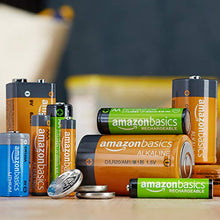 Carica l'immagine nel visualizzatore di Gallery, AmazonBasics - Batterie alcaline per uso quotidiano, 9V, Confezione da 8