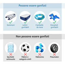 Carica l&#39;immagine nel visualizzatore di Gallery, YISSVIC Pompa d&#39;Aria Elettrica Senza Fili, 6000mAh Gonfiabile...