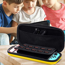 Carica l&#39;immagine nel visualizzatore di Gallery, Haobuy Custodia per Nintendo Switch, [Design Let&#39;s Go limone giallo