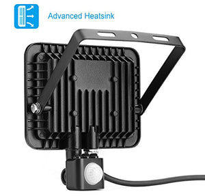 Faretto LED Con Sensore Di Movimento 30W, Minger Proiettore Esterno... - Ilgrandebazar