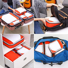 Carica l'immagine nel visualizzatore di Gallery, Gonex Cubi di compressione imballaggio Mesh viaggio Arancione X 6 Pezzi