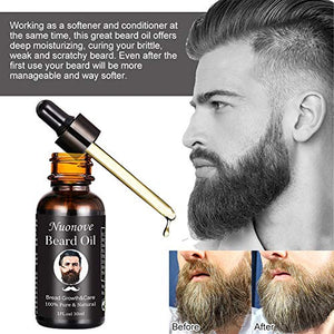 Olio da barba, Beard Growth oil, olio essenziale di oli barba per uomo,... - Ilgrandebazar