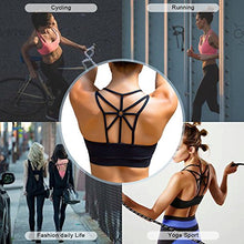 Carica l'immagine nel visualizzatore di Gallery, YIANNA Donna Reggiseno Sportivo Senza Ferretto Reggiseni con M, Nero - Ilgrandebazar