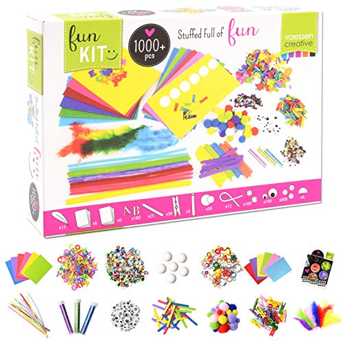 Vaessen Creative Kit per Hobby Creativi Bambini, 32 x 22 x 6.5 cm