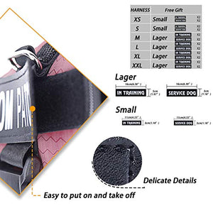 Imbracatura per Cani Traspirante Senza M: collo 16,5 "-21" (42-53 cm), Rosa