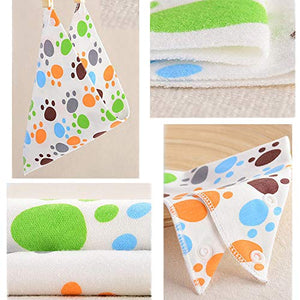 Tomkity 14 Bavaglino Neonato Bavaglini Bandana Cotone 100% per 14 Pcs Unisex - Ilgrandebazar