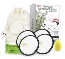 Carica l&#39;immagine nel visualizzatore di Gallery, Kesifa 14 Dischetti Struccanti Lavabili Bambù Riutilizzabili Ecologici... - Ilgrandebazar