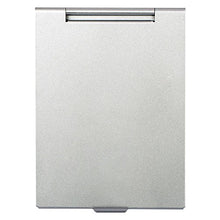 Carica l&#39;immagine nel visualizzatore di Gallery, Piccolo specchio da viaggio pieghevole portatile, tascabile Silver