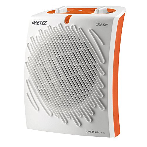 Imetec Living Air M2-100 Termoventilatore 2200 W, 3 Livelli Bianco/Arancione - Ilgrandebazar