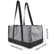 Carica l&#39;immagine nel visualizzatore di Gallery, Borsa a Tracolla Resistente Durevole Legno, Robusta Grigio E Nero - Ilgrandebazar