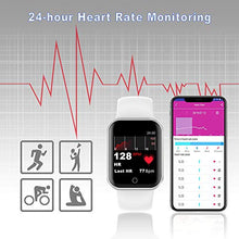 Carica l&#39;immagine nel visualizzatore di Gallery, Vicsainteck Smartwatch, 1.4 &#39;Grande Fitness Tracker Orologio bianco