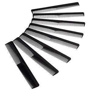 8 Pezzi Nero Plastica Pettini per Capelli, Doppia Testa da Taglio... - Ilgrandebazar