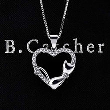 Carica l&#39;immagine nel visualizzatore di Gallery, Collane del pendente delle donne di,B.Catcher collana d&#39;argento gatto di... - Ilgrandebazar
