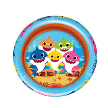 Carica l&#39;immagine nel visualizzatore di Gallery, Mondo 2 Ring Pool, Piscina Gonfiabile Unisex Bambini, Azzurro Arancione, Diametro 100 centimetri